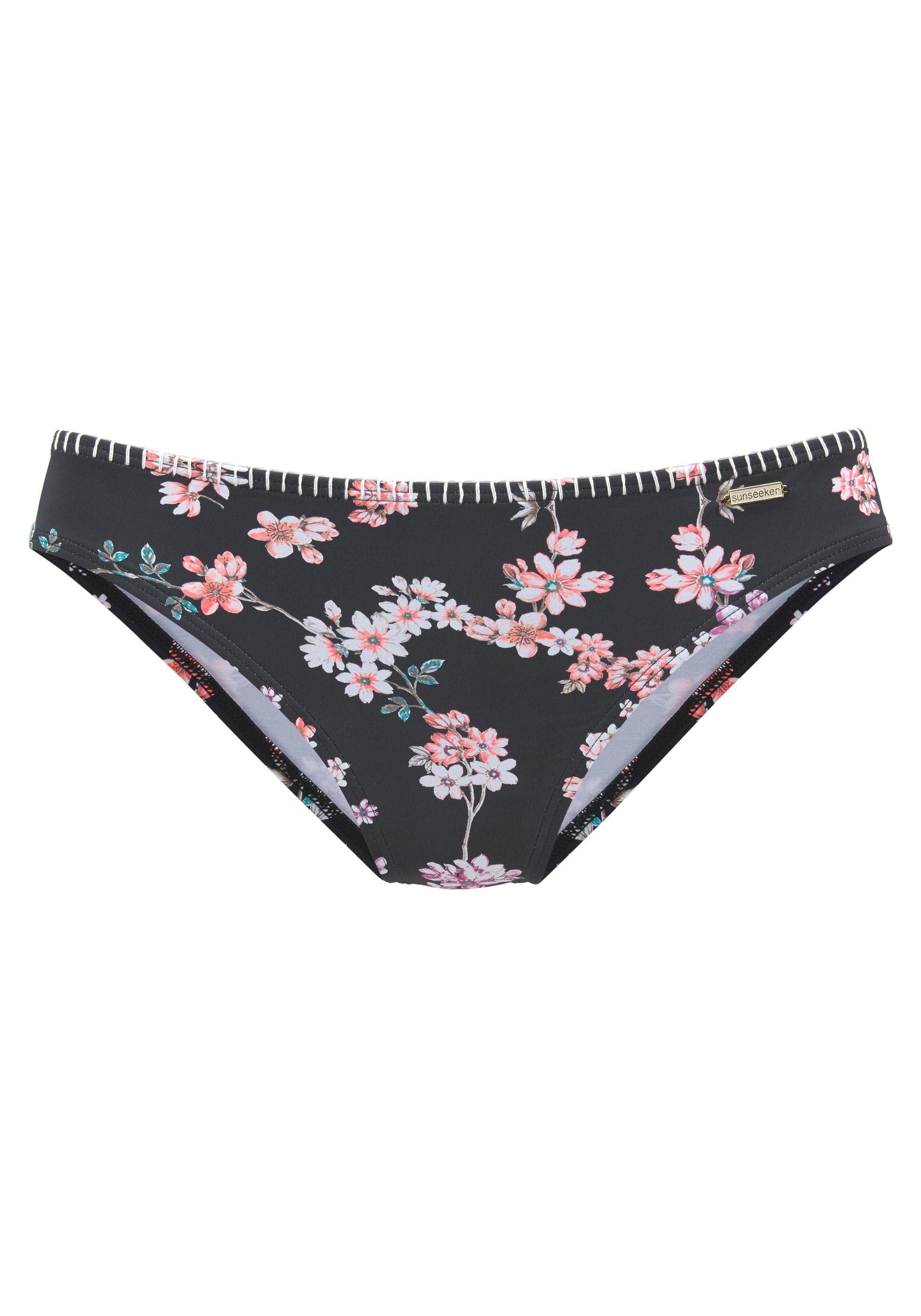 Sunseeker Bikini-Hose Ditsy mit Häkelkante