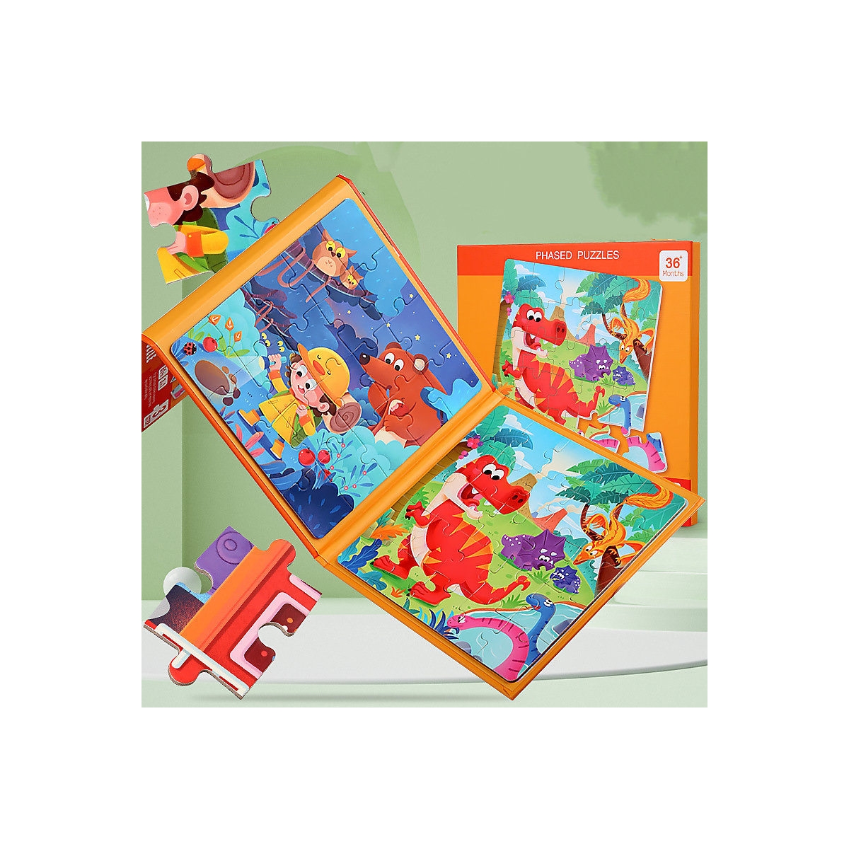 Fortgeschrittenes Lernspielzeug für Kinder Magnetpuzzle für Kinder
