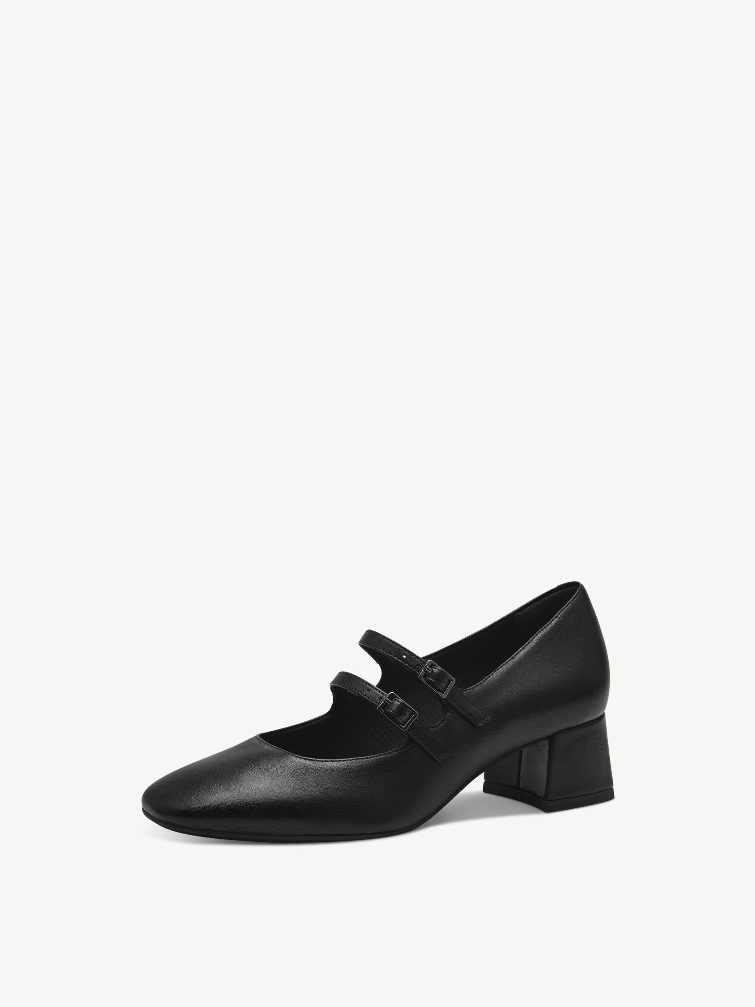 Escarpin en cuir - noir