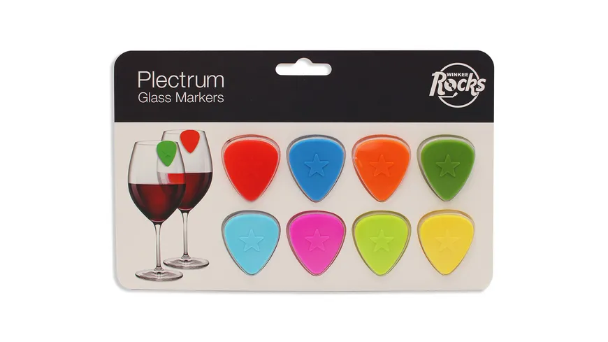Winkee Glasmarkierer Plektrum 8er Set