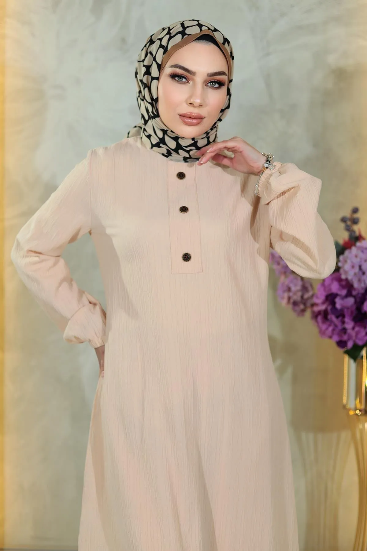 Modamihram  Zweiteiler - Beige - Regular Fit