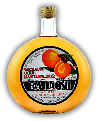 Bailoni Marillenlikör Bailoni Marillenlikör Das Synonym für Marillenlikör weltweit. 0,7	 Liter - Vol 30%