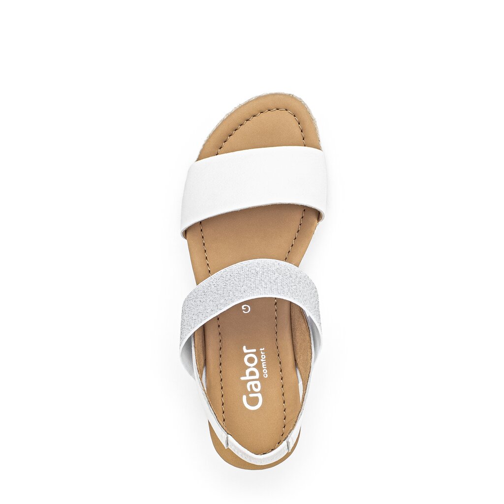 Gabor comfort Keilsandalette weiß