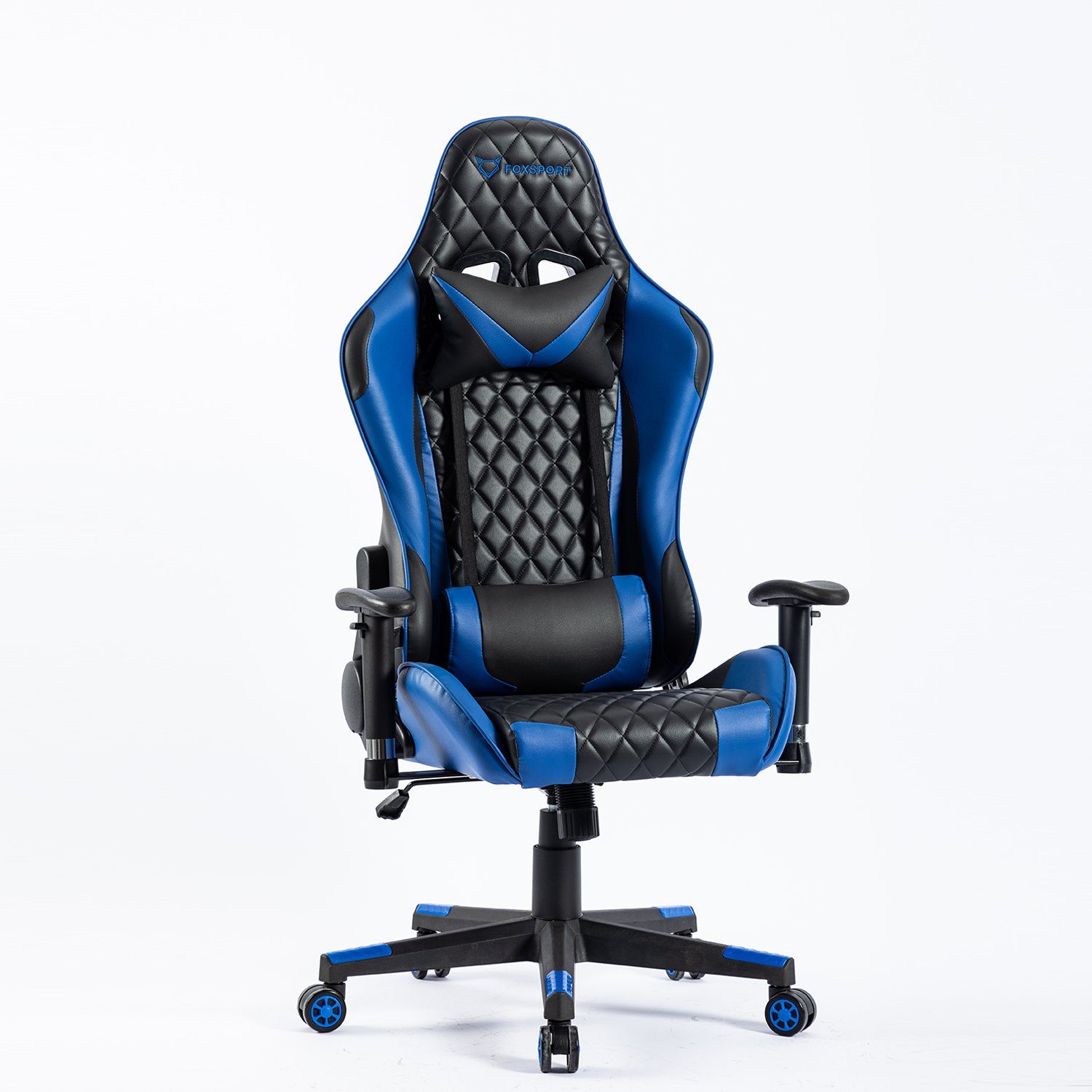 IKIDO Gaming-Stuhl Ergonomischer Spielestuhl (Professioneller Gamingstuhl), Verstellbare Rückenlehne, Ergonomischer Rahmen, Stoßdämpfendes Kissen