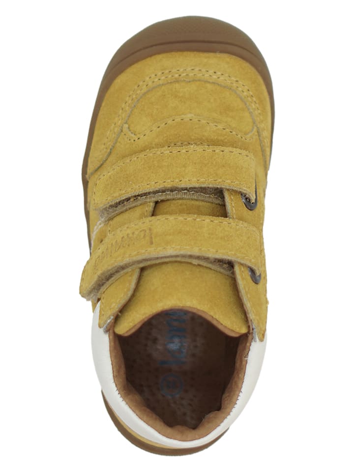 lamino Leder-Sneakers in Gelb günstig kaufen