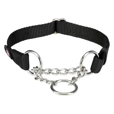 Trixie Premium Zug-Stopp Halsband Schwarz