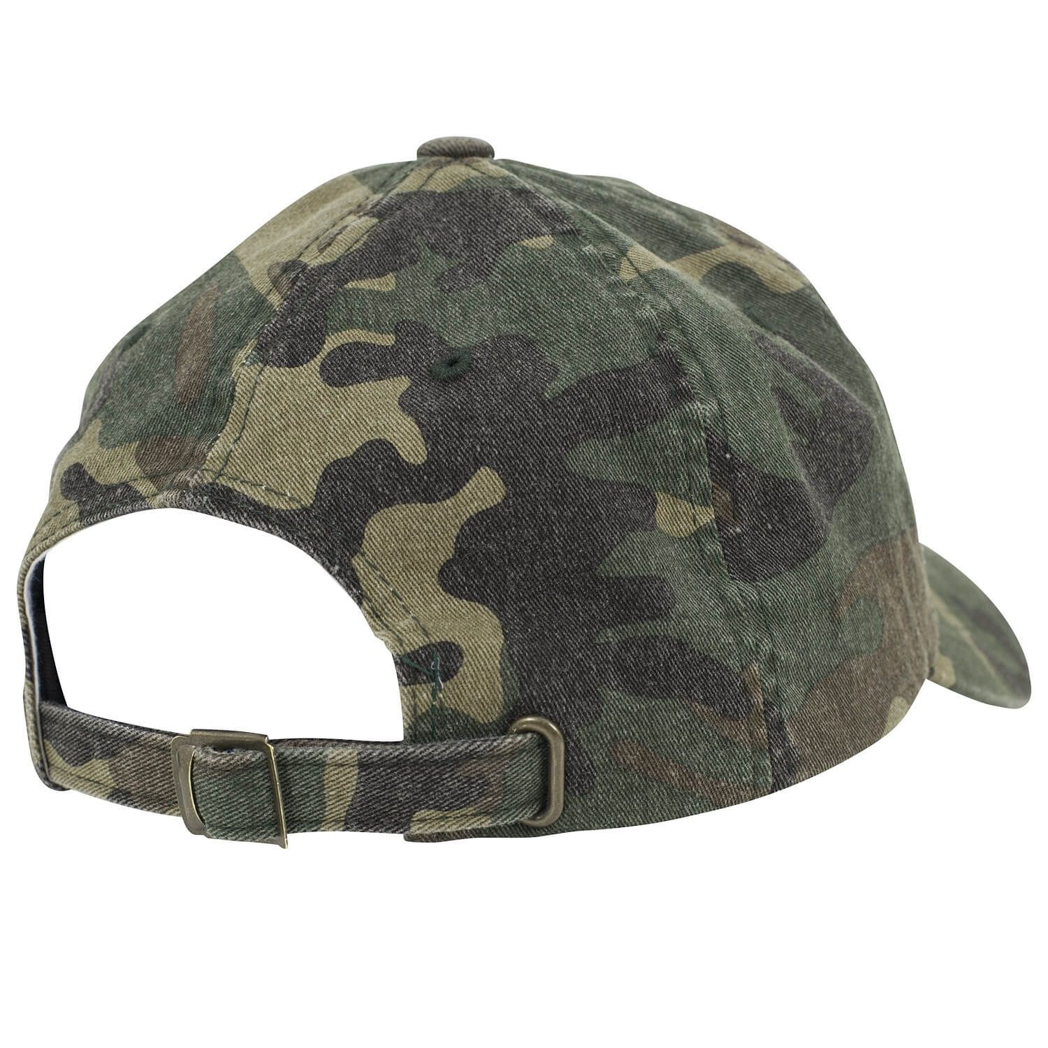 Low Profile Camo Washed Cap