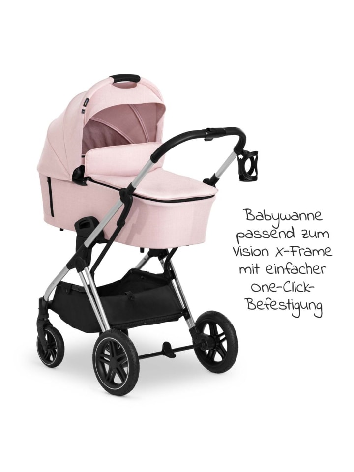 Hauck Babywanne Vision X - Melange Rose in rosa,schwarz günstig kaufen onesize