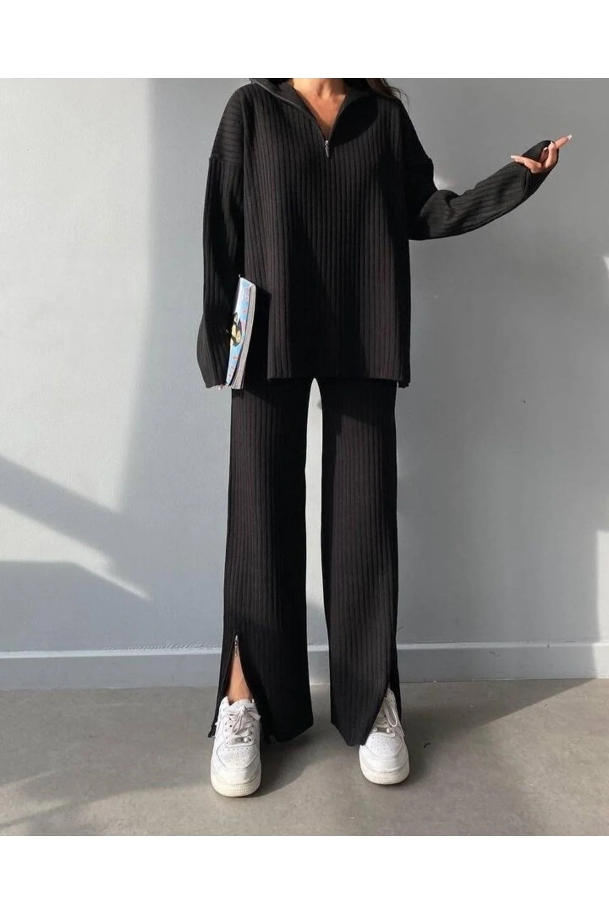 YILMAZ  Zweiteiler - Schwarz - Oversized