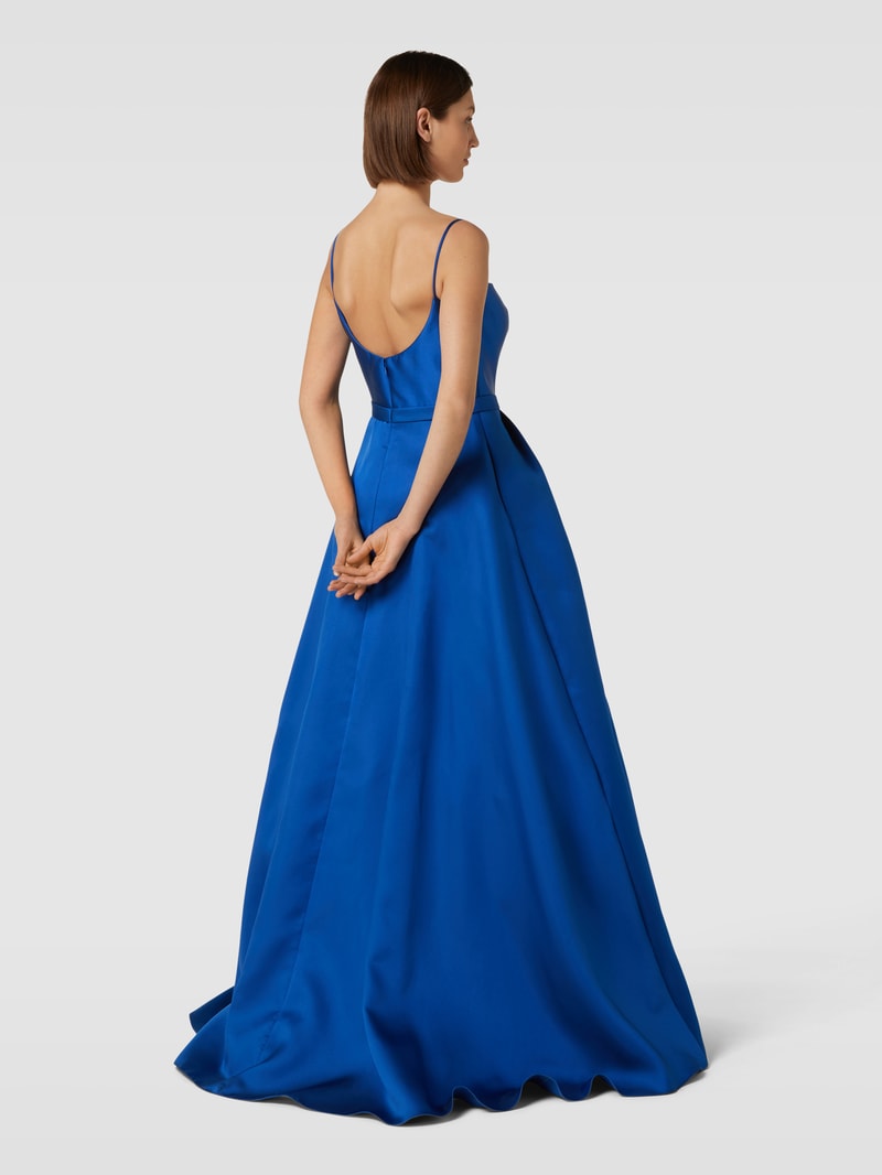 Abendkleid mit Herz-Ausschnitt Modell 'VIHAAN' in royalblau