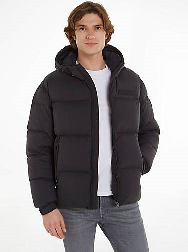 TOMMY HILFIGER Herren Daunenjacke mit Kapuze NEW YORK PUFFER Regular Fit