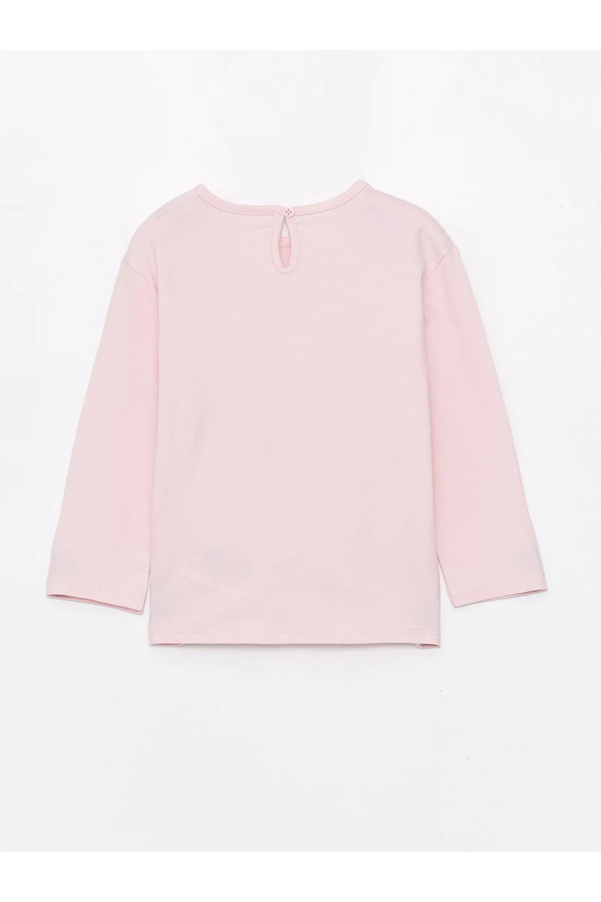 LC Waikiki  2-teiliges Set aus bedrucktem Langarm-T-Shirt und Strumpfhose für Babys mit Rundhalsausschnitt