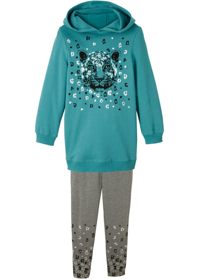 Mädchen Sweatshirt und Leggings (2-tlg.Set) Bio-Baumwolle