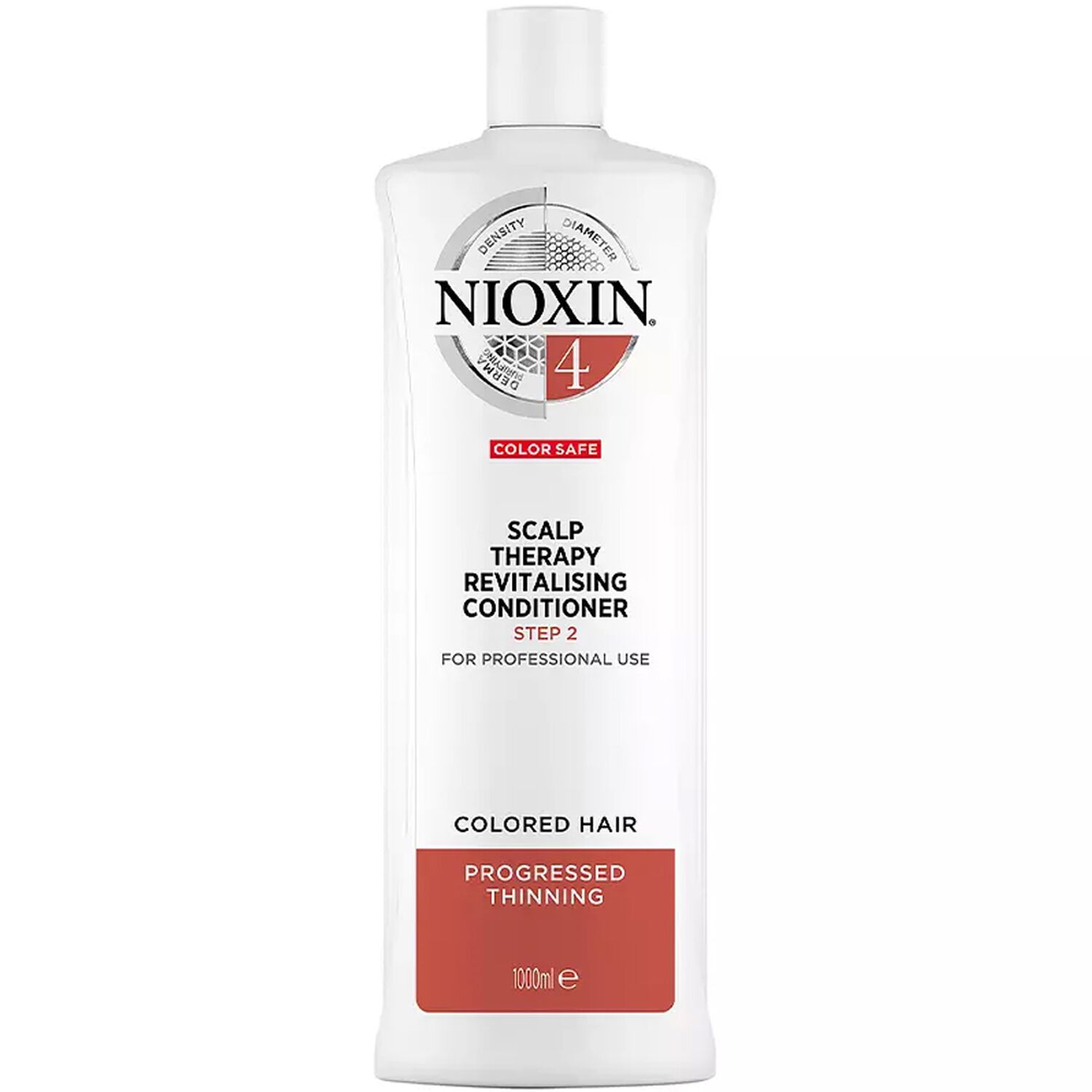 Nioxin System 4 Scalp Therapy Conditionneur Cheveux Colorés & Visiblement Clairsemés 1000 ml