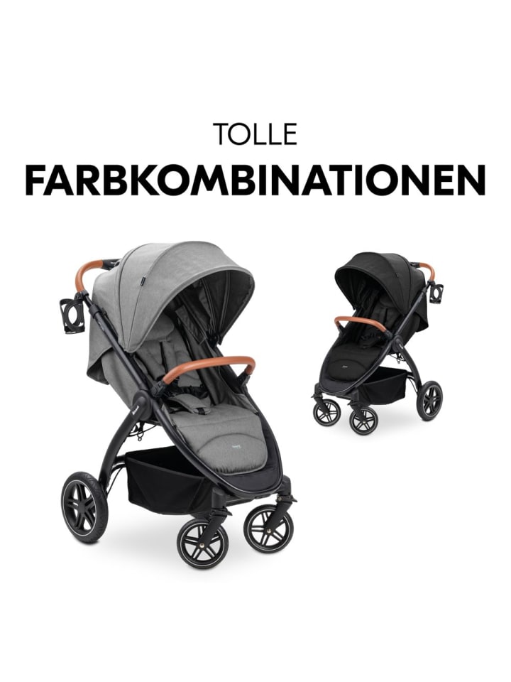 Hauck Buggy & Sportwagen UpTown Black (mit Liegefunktion, in grau günstig kaufen onesize
