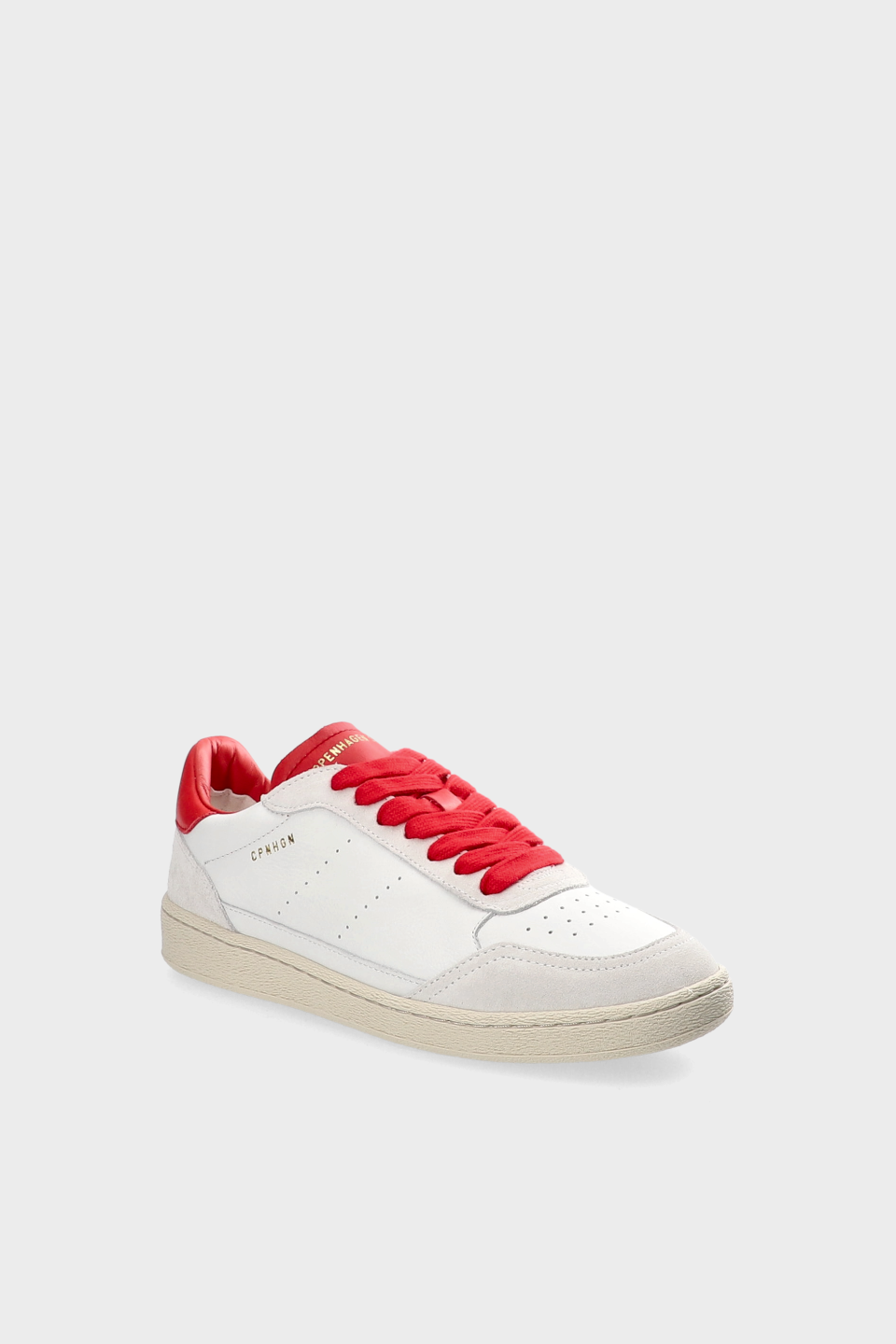 CPH255 leather mix white/red