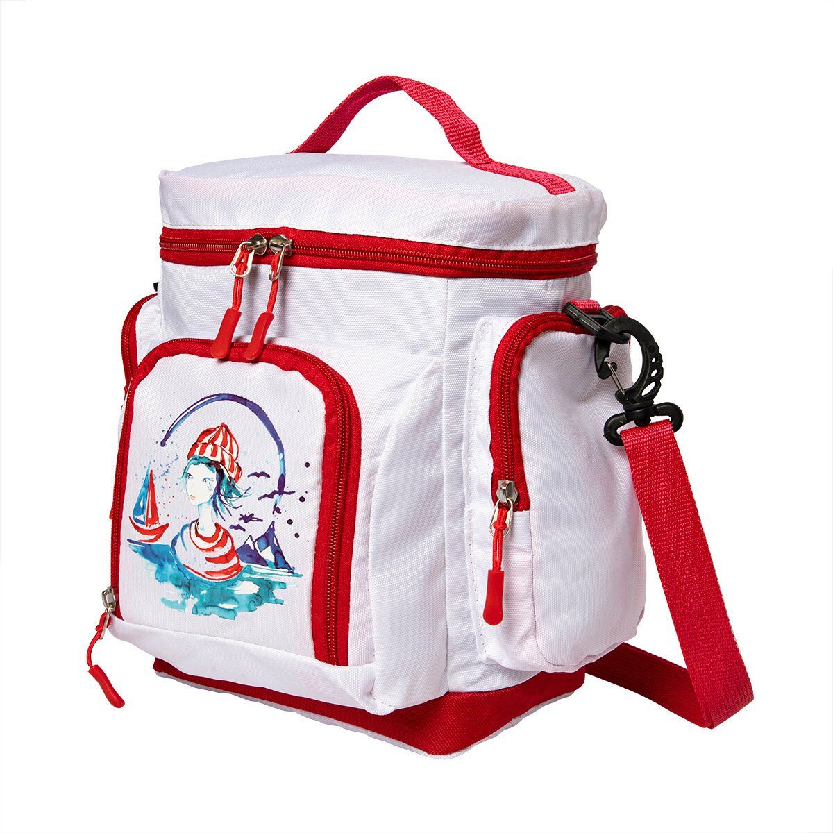 ANEMOSS Kühltasche Anemoss Marine Collection Sailor Girl Kühltasche, Lunchbox, 7,6 L