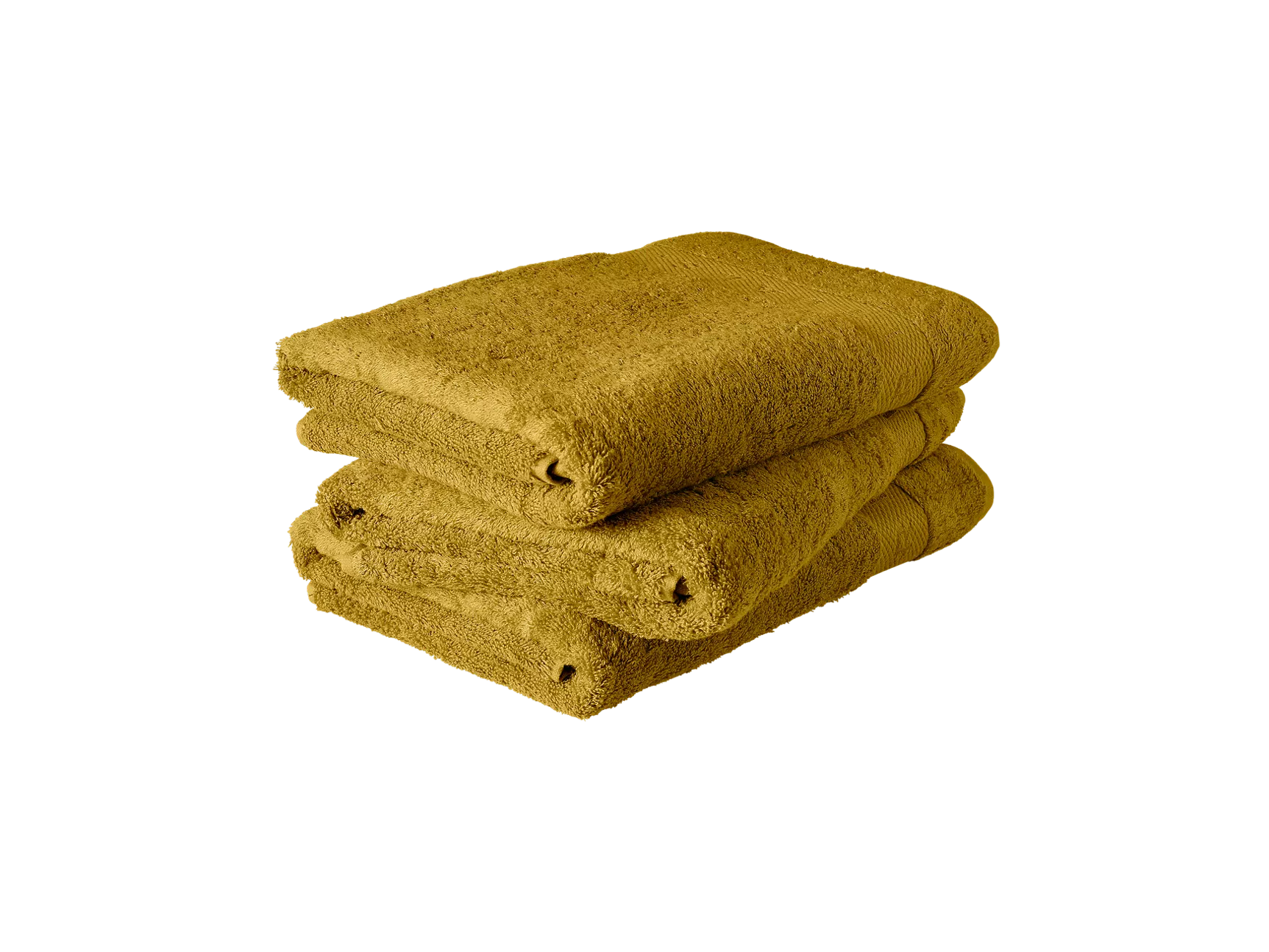 Serviette de bain en coton ultra doux 70 x 140 cm moutarde