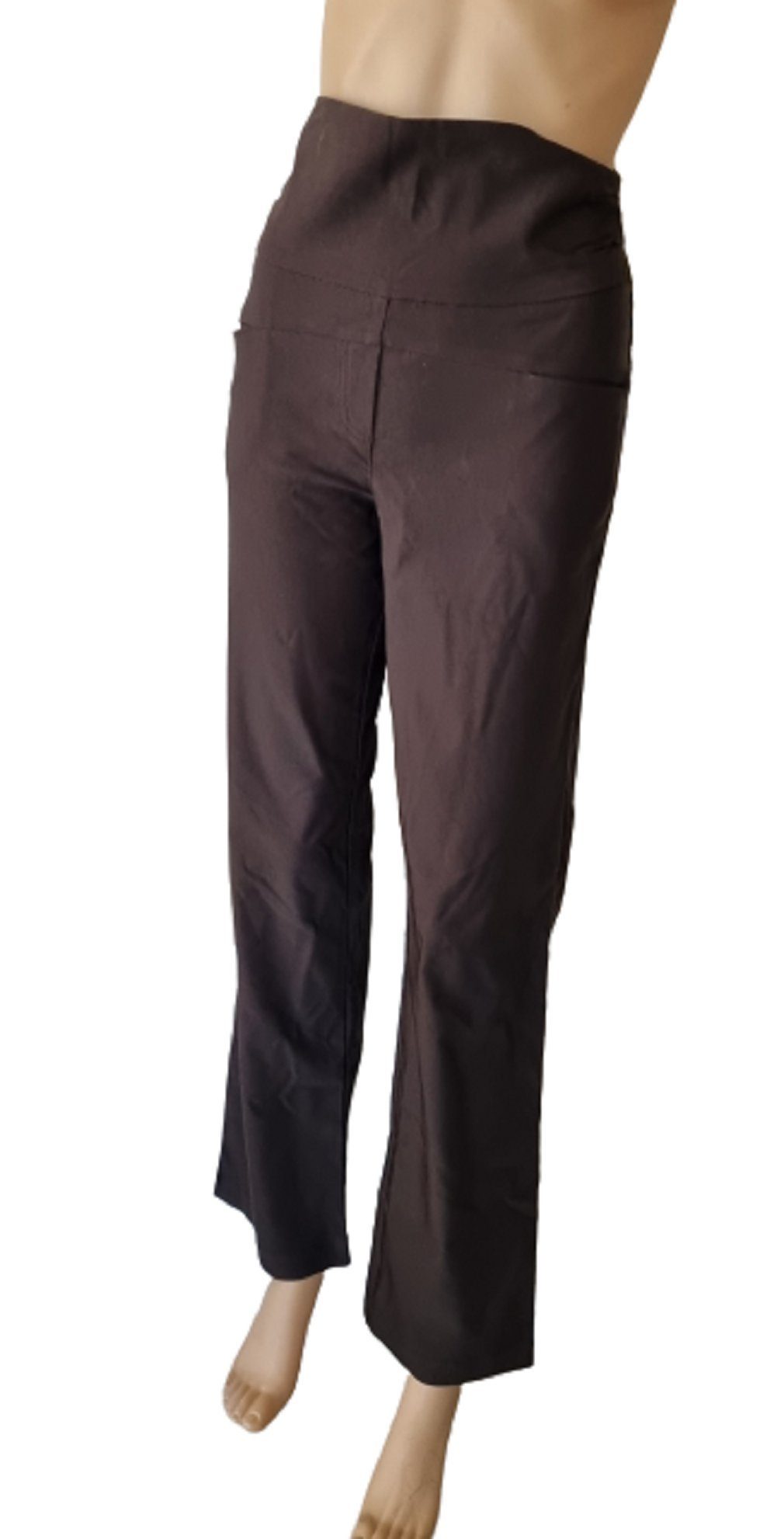 christoff Umstandshose ORA-21089 schoko Smokingbund schlanke Passform