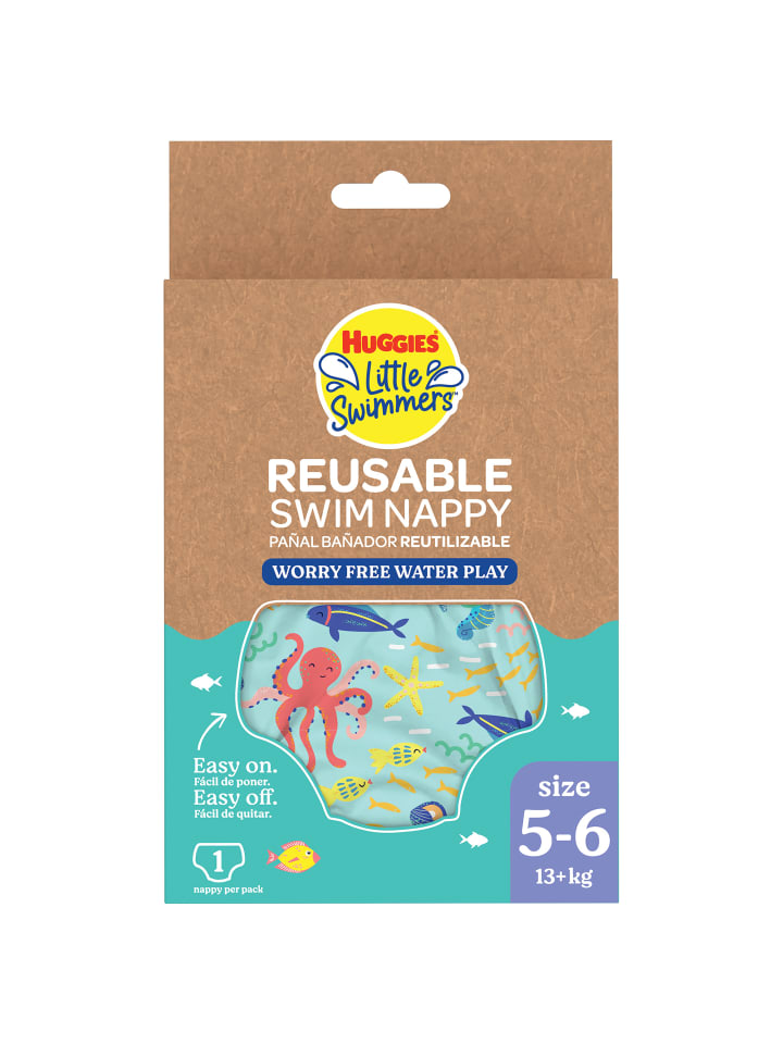 Huggies Little Swimmers wiederverwendbare Schwimmwindel Größe 5-6 Unter Wasser günstig kaufen 5