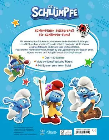 Die Schlümpfe: Mein schlumpfiger Stickerspaß