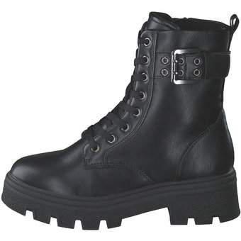 s.Oliver Schnürstiefelette in schwarz