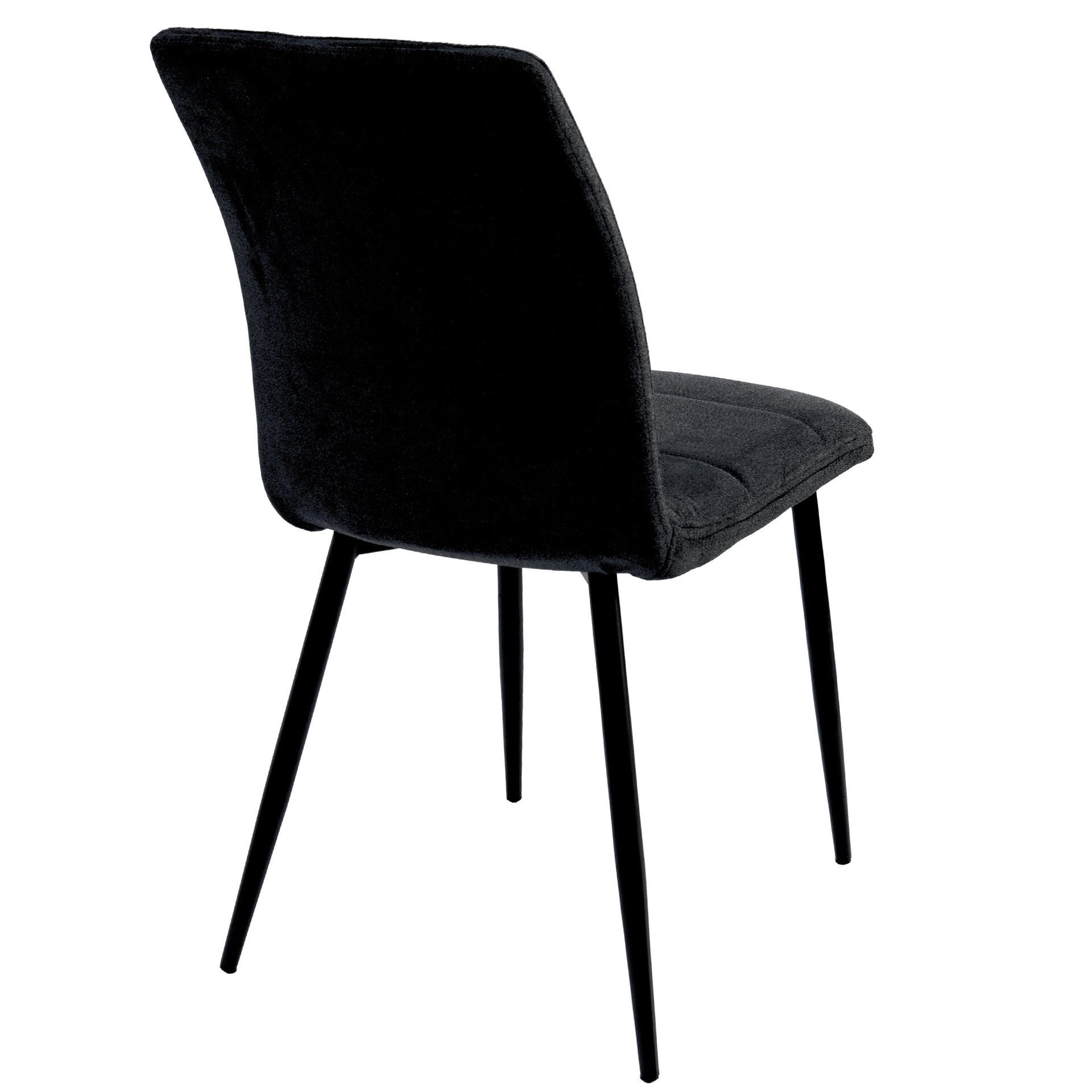 TRISENS Polsterstuhl Mora (einzeln oder im 2er, 3er, 4er Set, 1 St), gepolsterte Essstühle mit Stoffbezug in 4 trendigen Farbvarianten