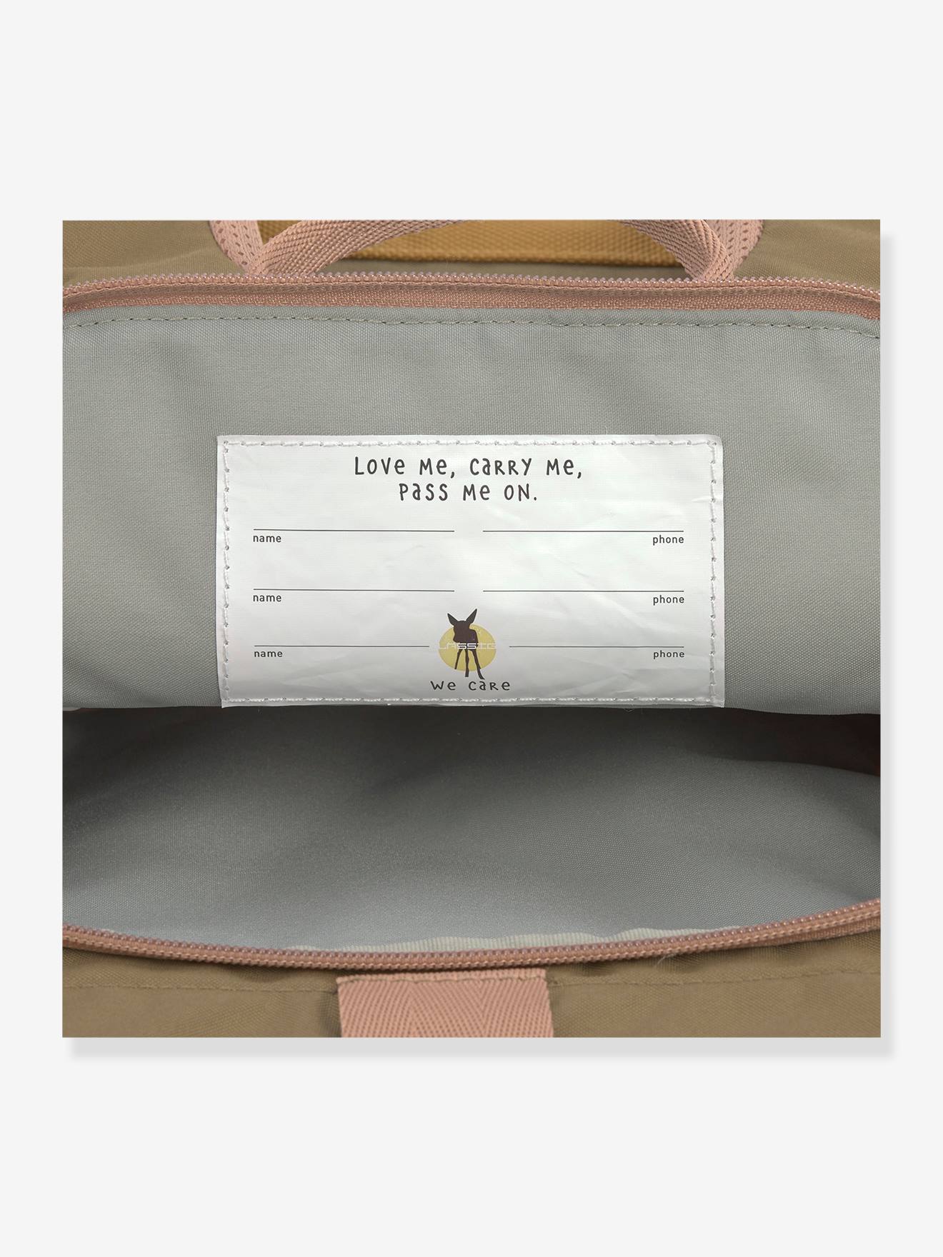 Mini sac à dos LÄSSIG Rolltop Nature noisette