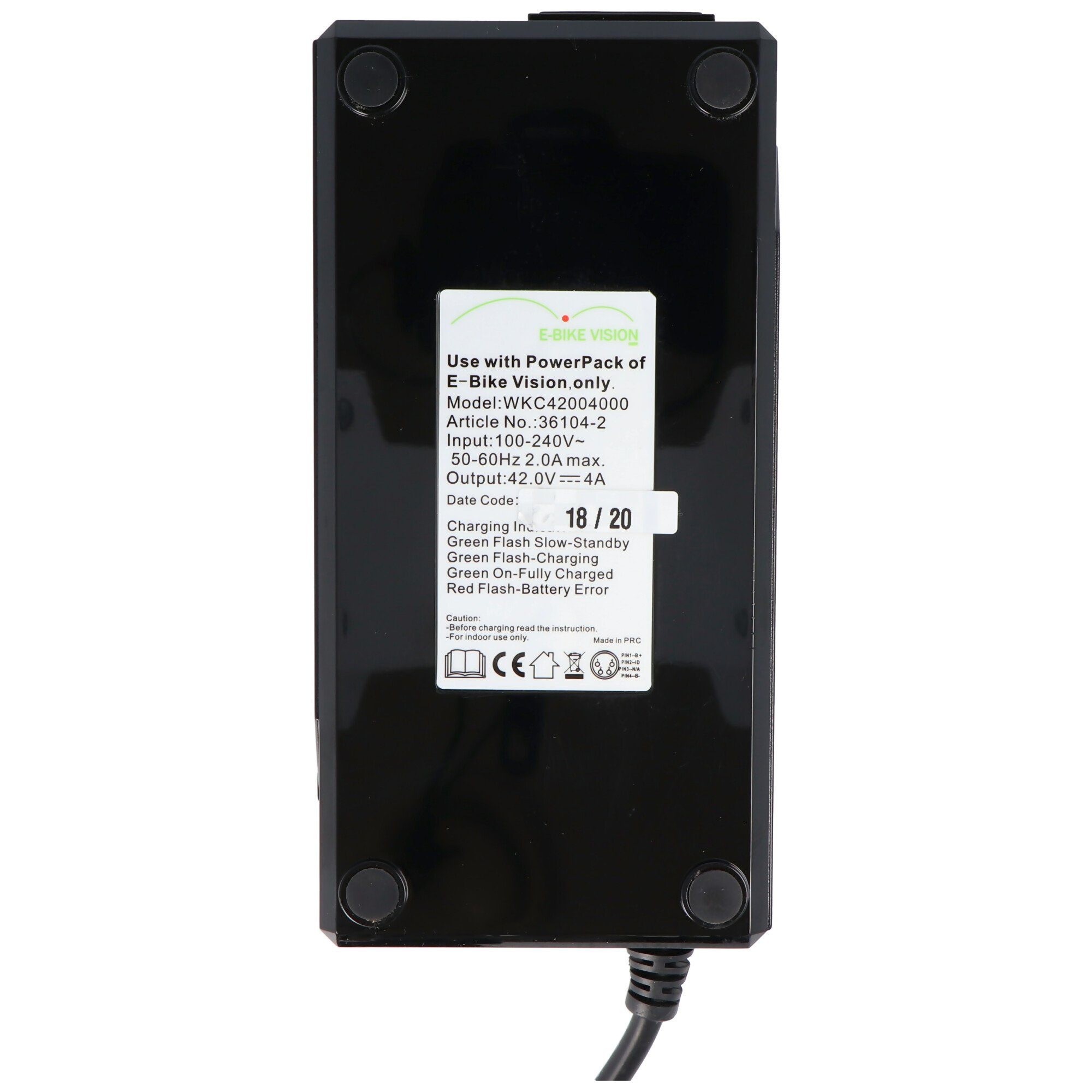 E-Bike Vision Hochleistungs E-Bike Akku Panasonic Deluxe 36 Volt 17Ah 612Wh inklusi Akku 17000 mAh (36,0 V)