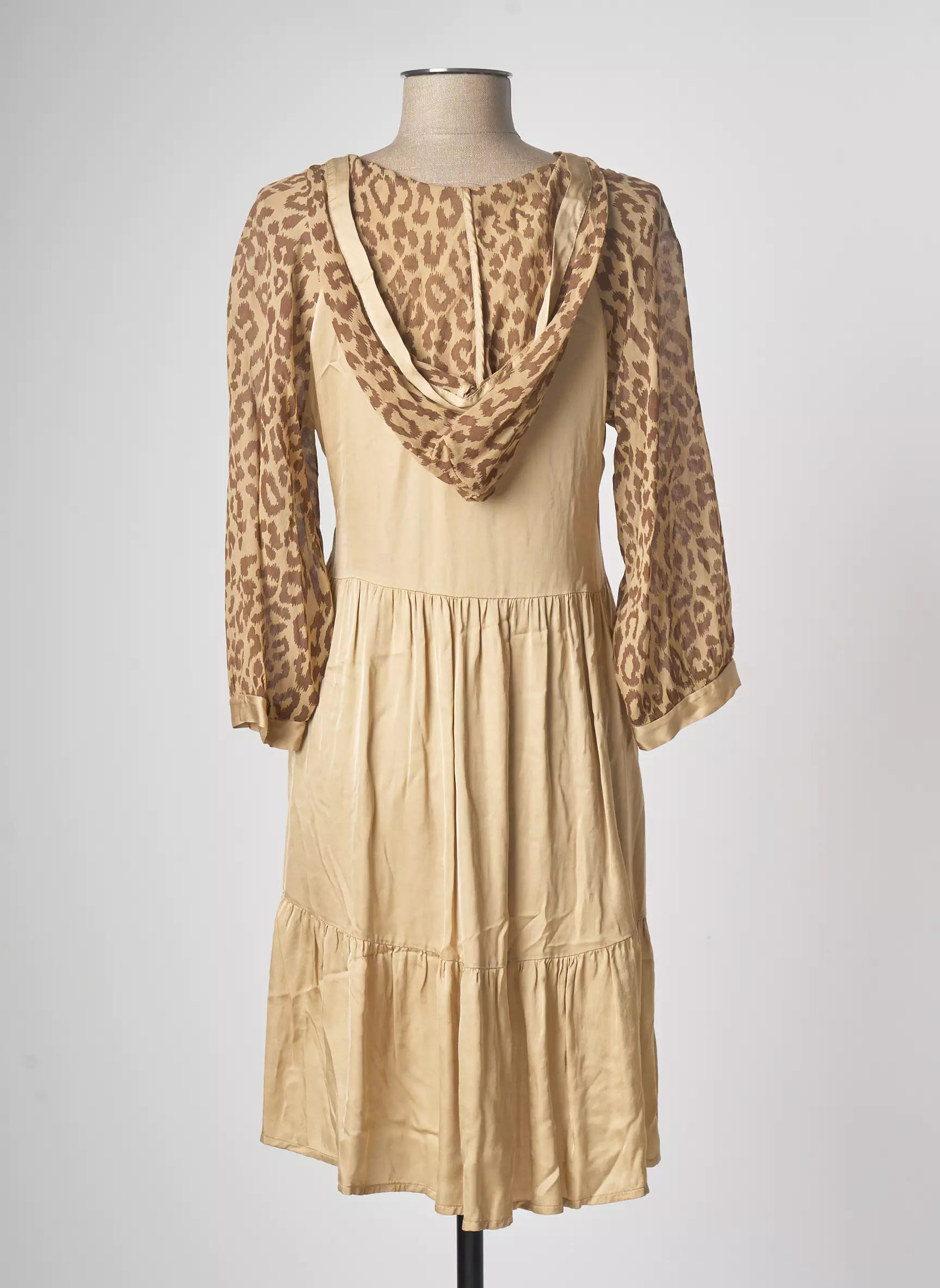 Fracomina Robes Mi Longues Femme couleur beige