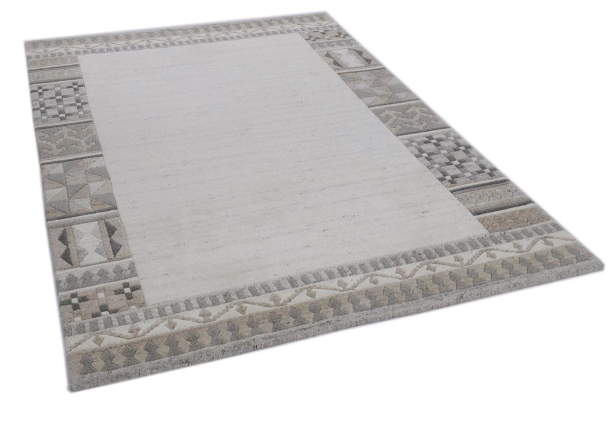 Teppich aus Indien Nakarta Natur Beige 70 x 140 cm