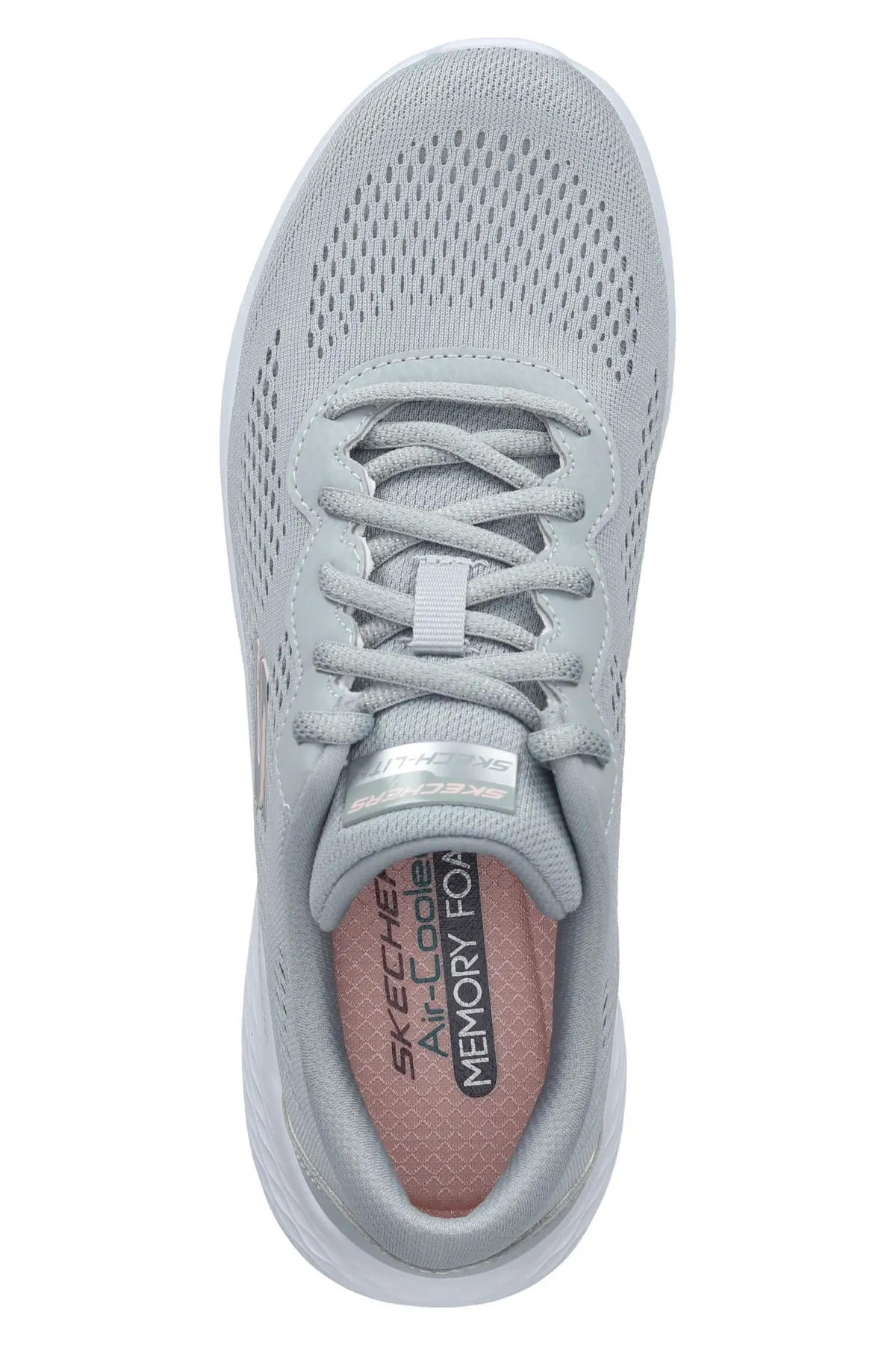SKECHERS  Sneaker - Grau - Flacher Absatz
