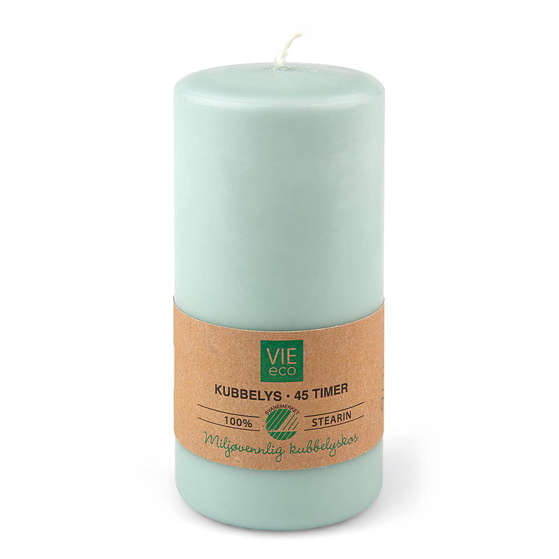 Vie Eco Kubbelys 45 timer 6,8x14 cm ECO stearin mint