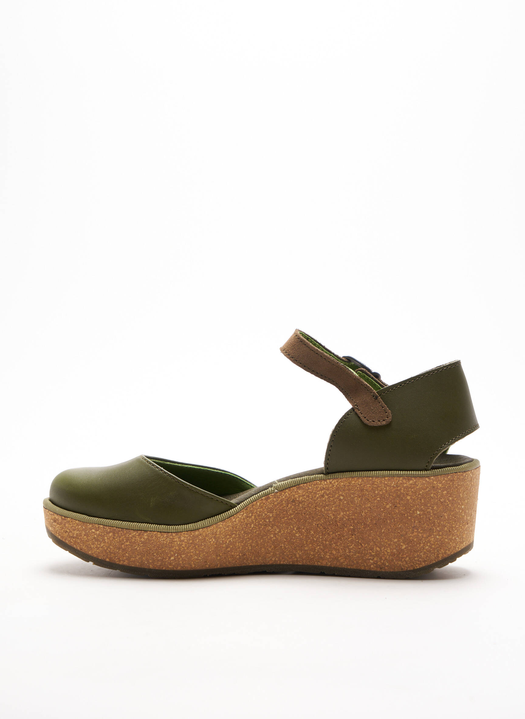 Art Sandales Nu Pieds Femme couleur vert