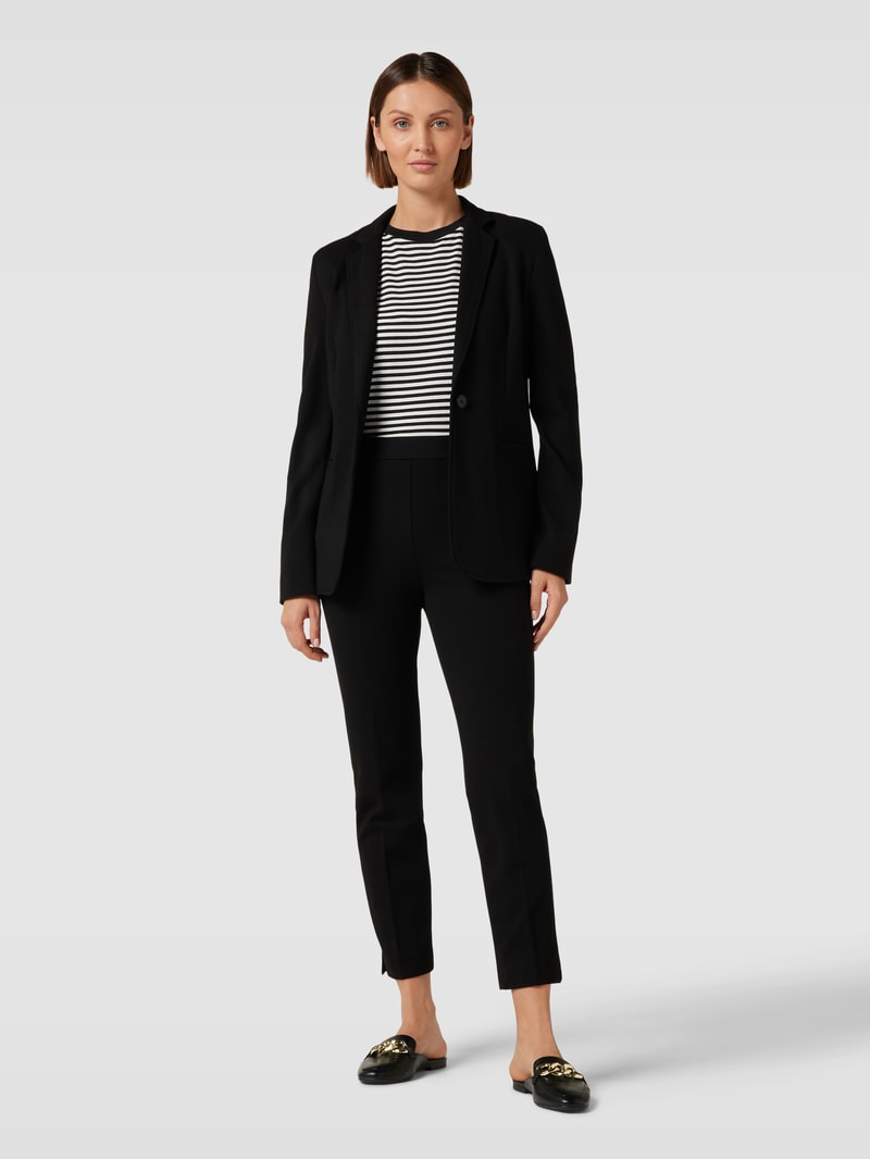 Blazer mit Reverskragen Modell 'TAROCCHI' in schwarz