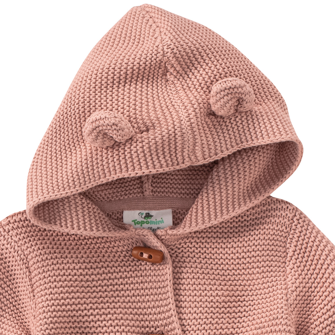 Baby Strickjacke mit Öhrchen