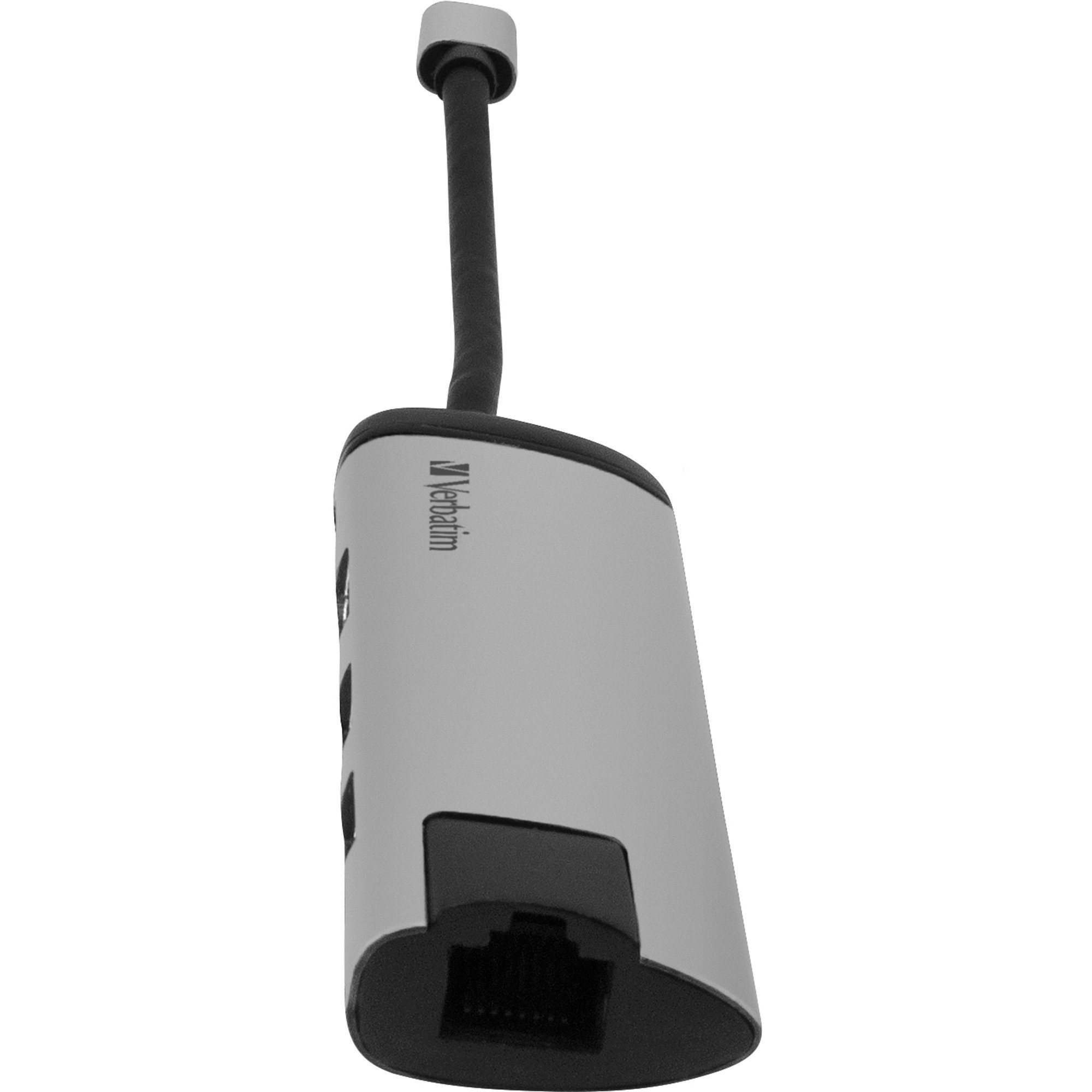 Verbatim Verbatim USB 3.2 Gen 1 Multiport-Hub, USB-C Audio- & Video-Adapter