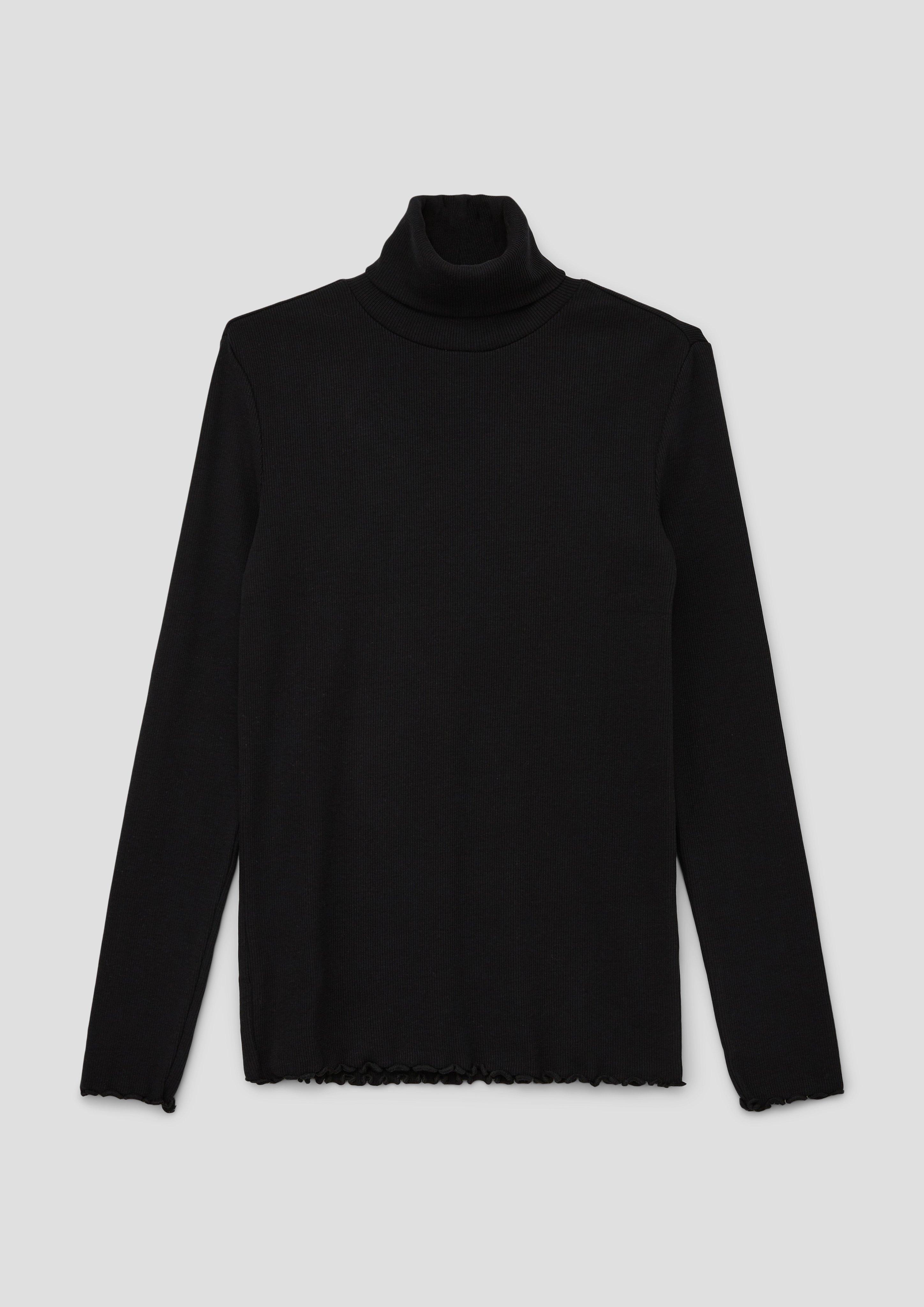 Rollkragenpullover mit Rippstruktur  2137284-9999
