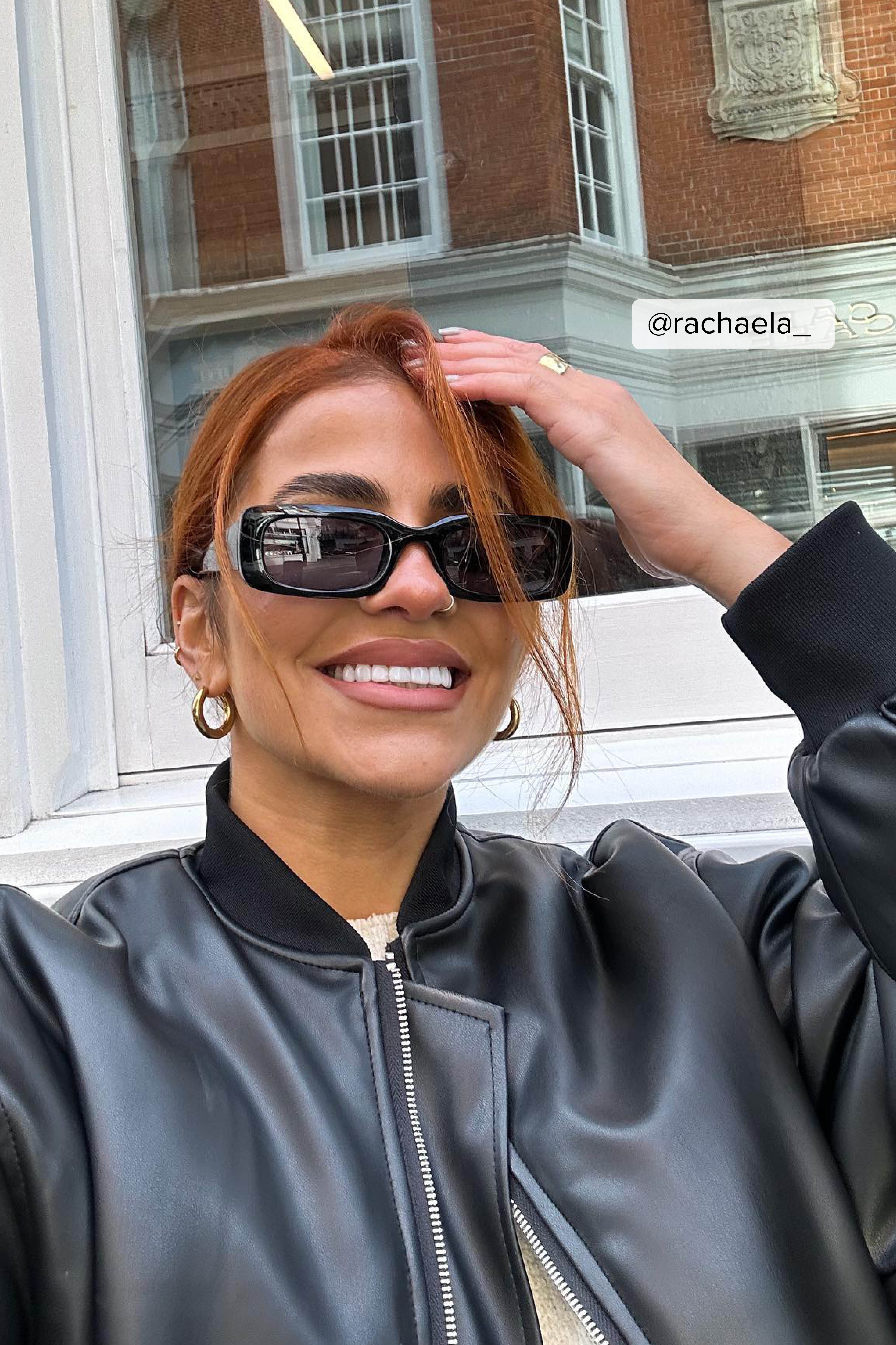 Breite Recycelte Sonnenbrille im Retro-Look