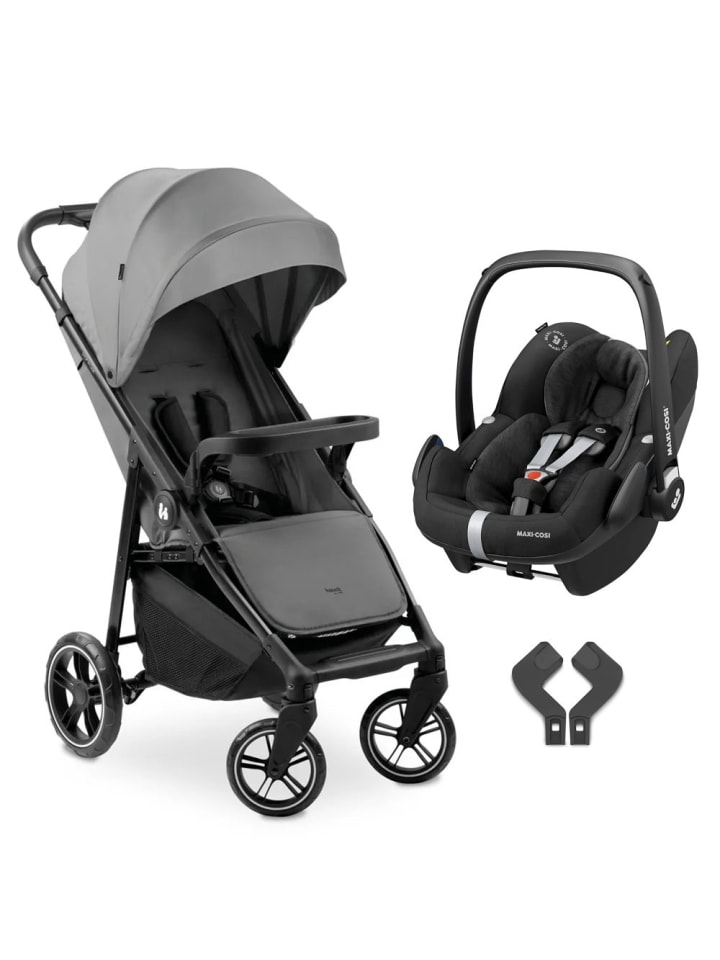 Hauck Buggy Shop N Care inkl. Autositz Pebble Pro in grau,schwarz günstig kaufen onesize