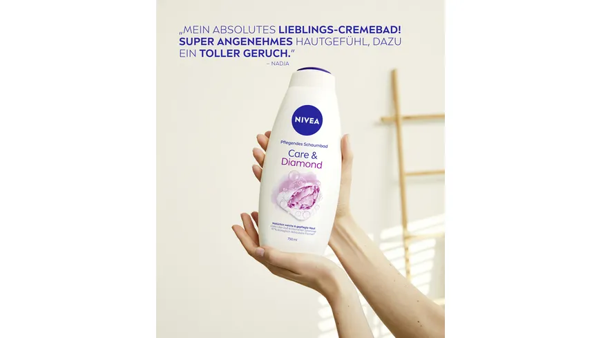 NIVEA Pflegendes Schaumbad Care & Diamond 750 ml