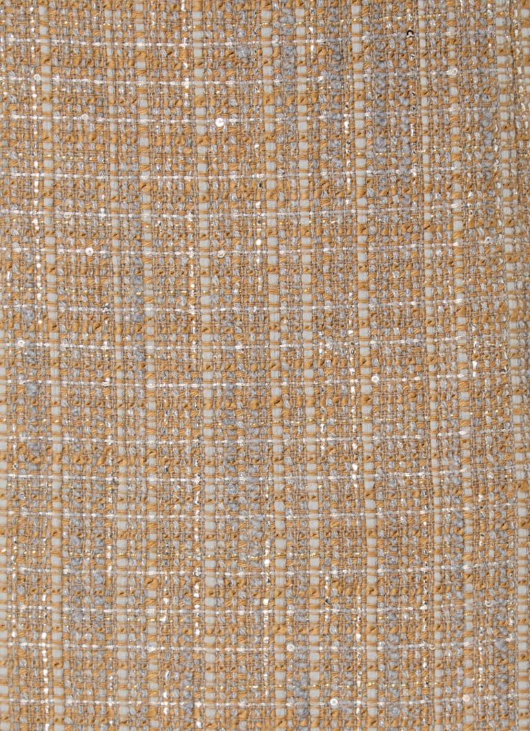 Sandro Mini dress with tweed look and lurex