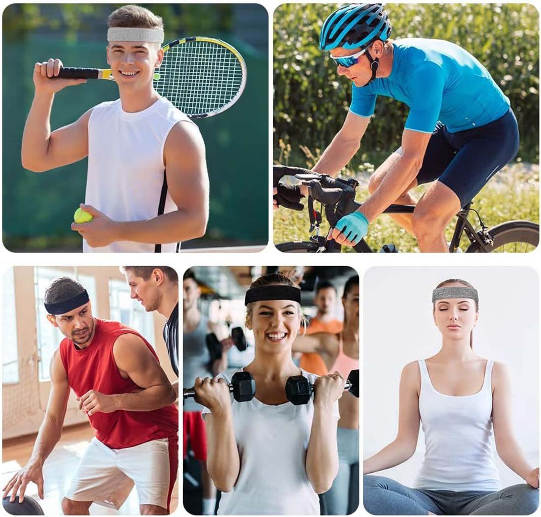 DRSEON Schweißband Handgelenk-Schweißband Fitness-Arm-Schweißband Sport-Schweißband