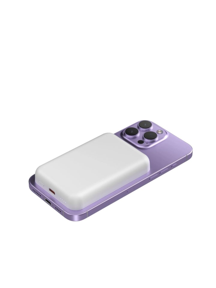 Wozinsky Wozinsky WRW349YWS Magnetische Powerbank, 10.000 mAh, Weiß in Weiß günstig kaufen onesize