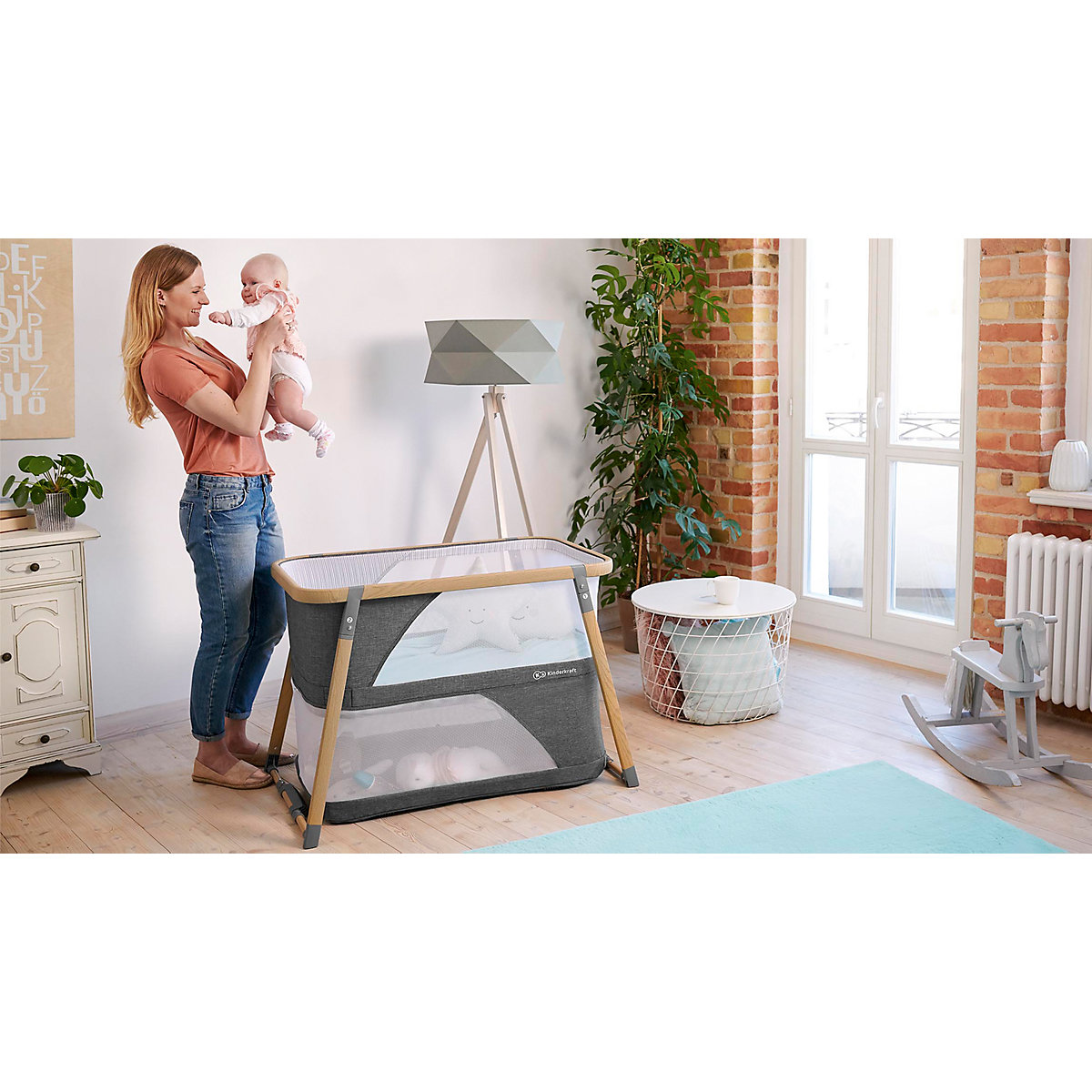 Reisebett Sofi, 4in1, grau