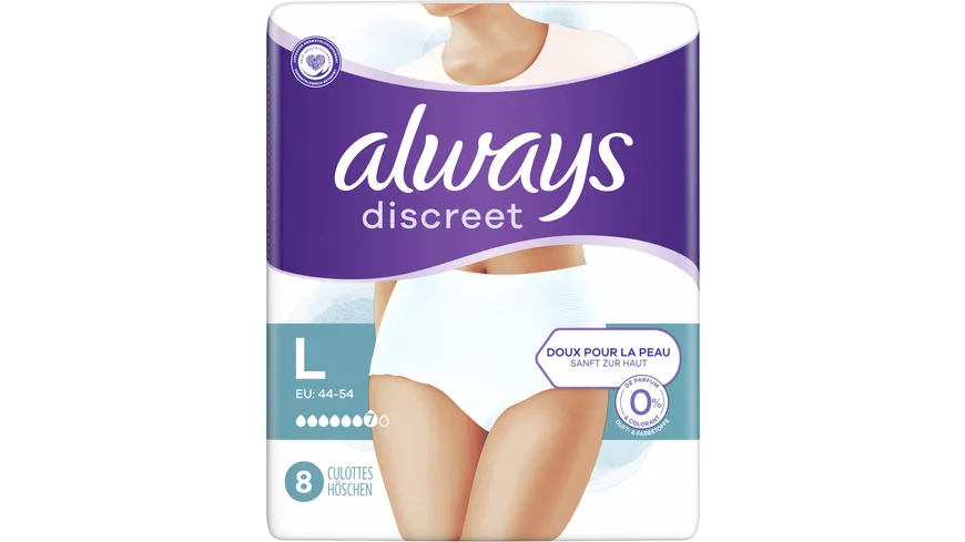 Always Discreet Inkontinenz Pants Plus L 0%