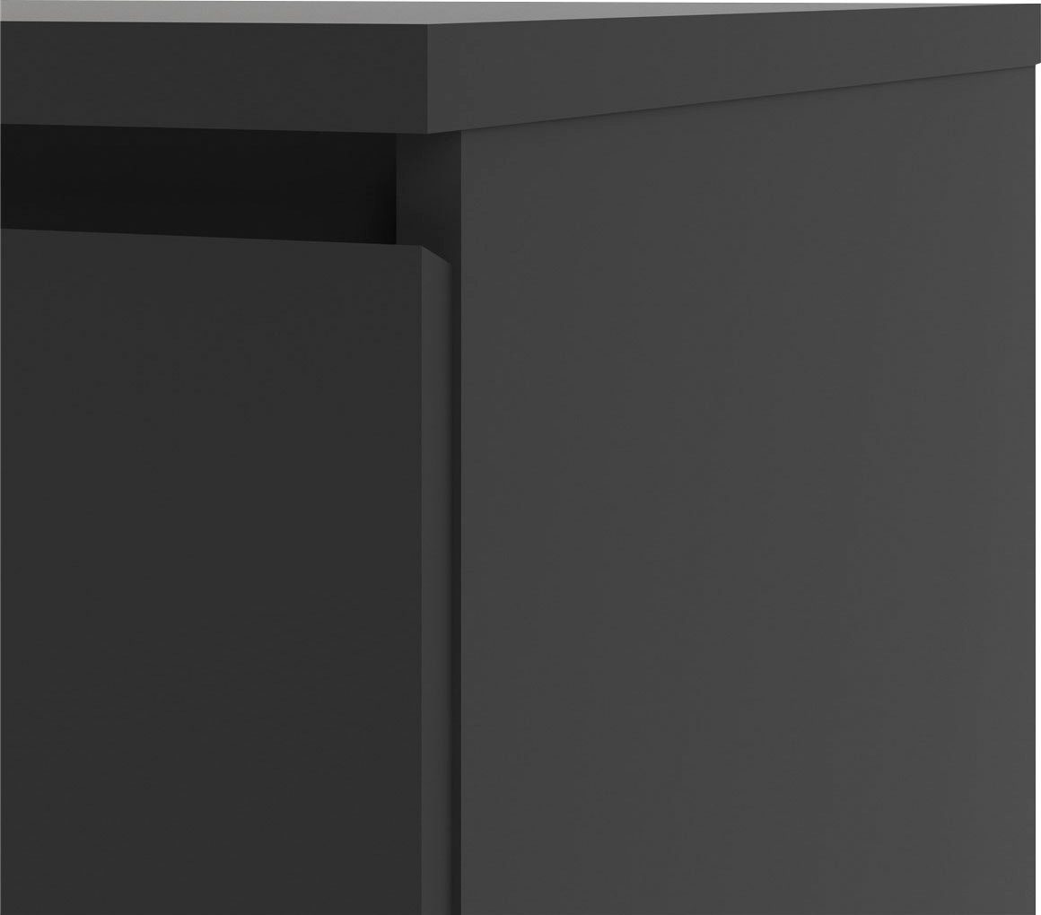 Home affaire Kommode Naia, abgerundete Schubladenkanten auf Metallgleiter, Breite 77 cm