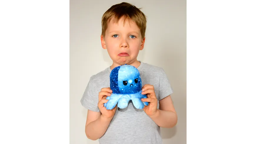 Triton-X Wendeplüsch Oktopus Galaxy, 20cm, 1 Stück, sortiert