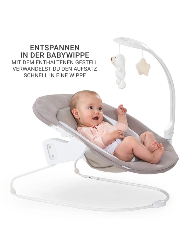 Hauck Beta Plus Natural 5-tlg. Newborn Set - Hochstuhl   in beige,braun günstig kaufen onesize