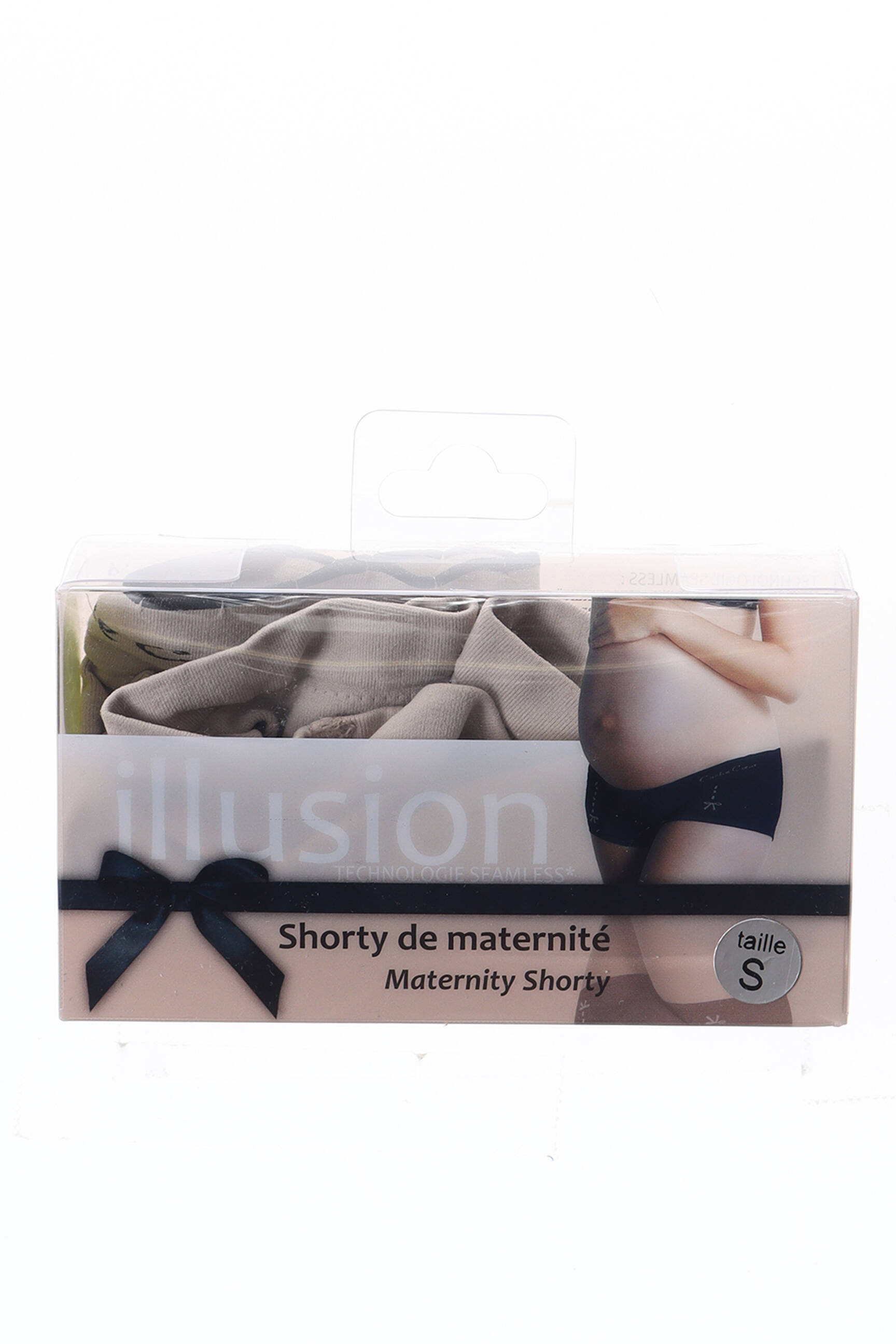 Cache Coeur Lingerie Maternite Femme couleur beige